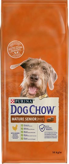 Dog Chow 14kg Ξηρά Τροφή για Ηλικιωμένους Σκύλους με Κοτόπουλο