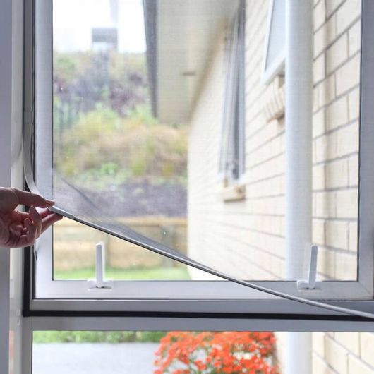 Σίτα Παραθύρου InnovaGoods V0100736 Αυτοκόλλητη Σταθερή 120x100cm Μαύρο