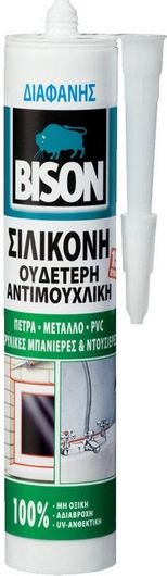 Σφραγιστική Σιλικόνη Bison Ουδέτερη Αντιμουχλική Διάφανη 280ml