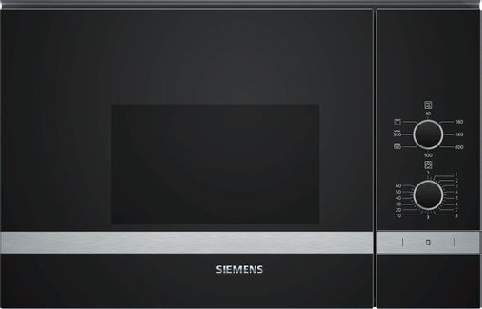 Siemens Εντοιχιζόμενος Φούρνος Μικροκυμάτων με Grill 25lt Μαύρος