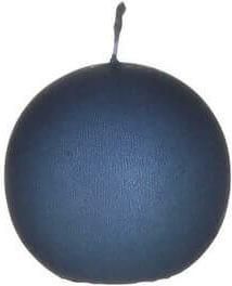 Κερί Inart Παραφίνης Μπάλα 6x6cm 4τμχ Μπλε