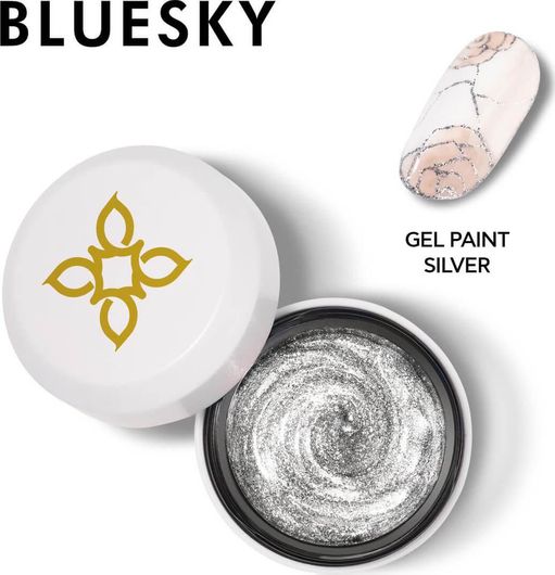 Nail Art Gel Bluesky Nail Art Gel Ασημί 11 8gr