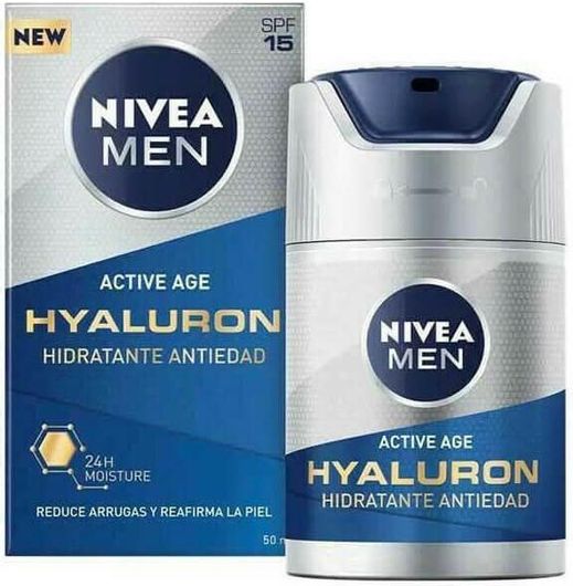 Ανδρική Κρέμα Προσώπου Nivea Men Anti- Age Hyaluron Face Moisturising SPF15 50ml