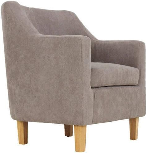 Πολυθρόνα Woodwell Beta 71x71x78cm Καφέ