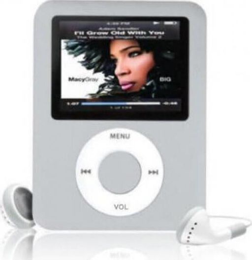 Ψηφιακό MP3 & MP4 Player Andowl με Ραδιόφωνο & Κάρτα Μνήμης Γκρι