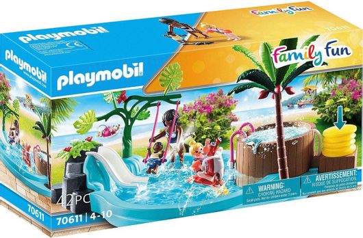 Playmobil Παιδική Πισινά με Υδρομασάζ  #70611