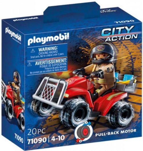 Playmobil City Action Πυροσβέστης με Γουρούνα 4X4 για 4+ Ετών #71090
