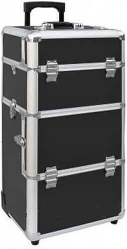 Βαλίτσα Επαγγελματική Μακιγιάζ & Μανικιούρ TC-3266 με 2 Ρόδες Μαύρο