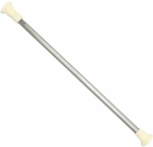 Πτυσσόμενο Κοντάρι For Home για Κουρτίνα Μπάνιου Μεταλλικό 140 - 260cm