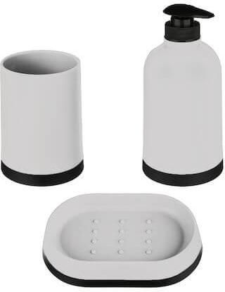 Σετ Μπάνιου Cyclops Easy Bath Πλαστικό 3τμχ Λευκό