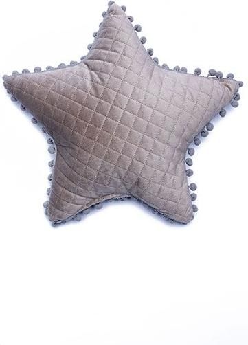 Μαξιλάρι Διακοσμητικό 34x34cm Elwin Star Μπεζ Palamaiki