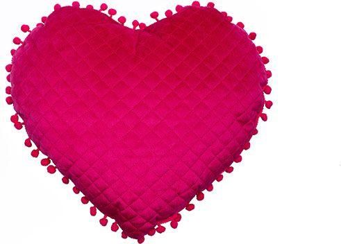 Μαξιλάρι Διακοσμητικό 40x38cm Elwin Heart Φούξια Palamaiki