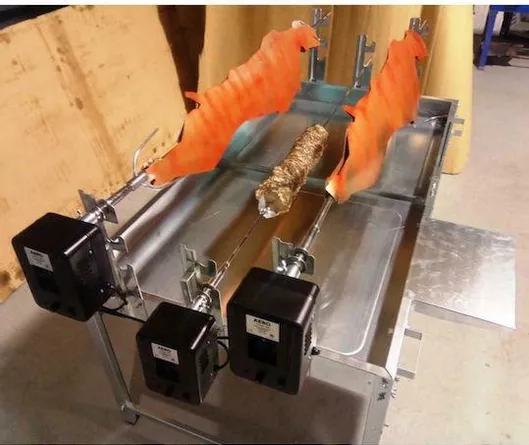 Ψησταριά Αρνιού Pitsilos 145x85cm Διπλή Συρταρωτή