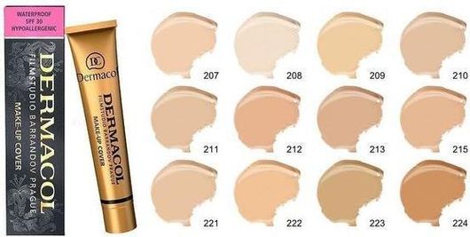 Foundation Dermacol Cover Waterproof SPF30 Hypoallergenic 210 30gr