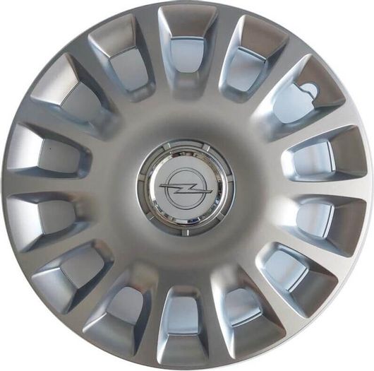 Τασιά Μαρκέ Croatia Cover CC214 για Opel Corsa D 14" 4τμχ Ασημί