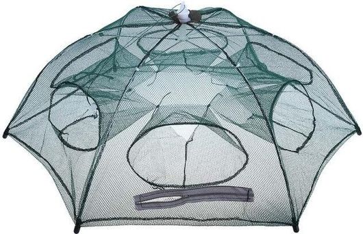 Παγίδα για Ψάρια Κιούρτος Πτυσσόμενος Με 6 Τρύπες 90X90X35Cm