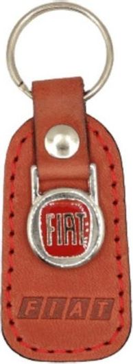 Μπρελόκ Fiat 7516-k Δέρμα Κόκκινο