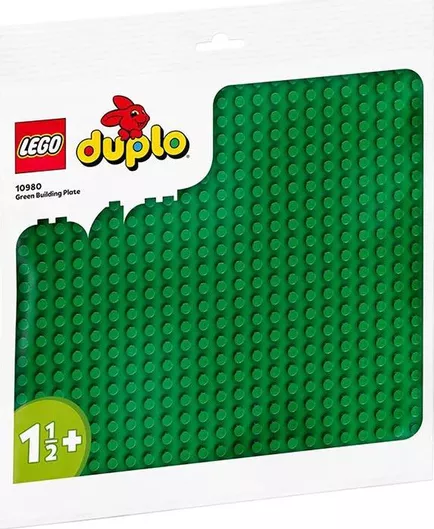 Lego Duplo: Duplo Green Building Plate για 18+ Μηνών #10980
