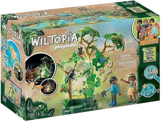 Playmobil Wildtopia Φωτιζόμενο Τροπικό Δεντρό και Εξερευνητές 71009