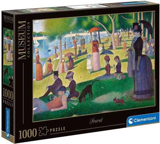 Παζλ Clementoni HQ Museum Seurat Απόγευμα Κυριακής Στο Μεγάλο Jatte 1000τμχ