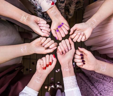 Tattoos Bachelor Rose Gold 13τμχ