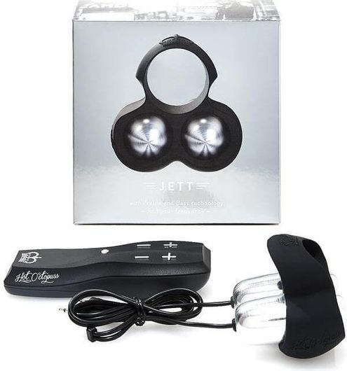 Δαχτυλίδι Στύσης Hot Octopuss Stimulator Jett Treble And Bass Technology Μαύρο