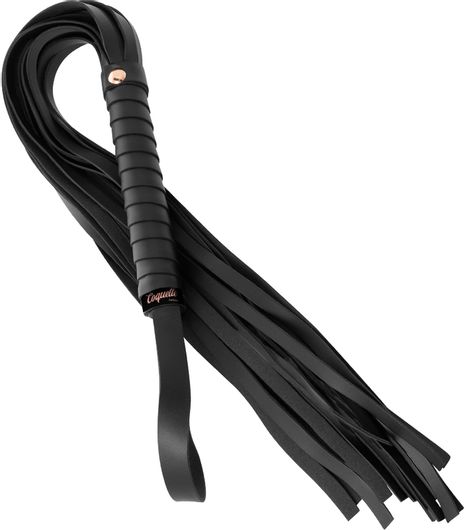 Μαστίγιο Coquette Vegan Leather Pleasure Flogger Μαύρα