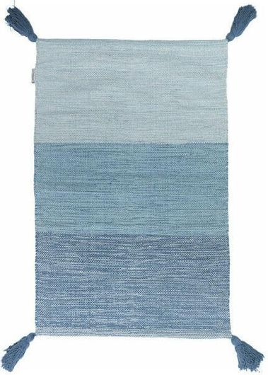 Παιδικό Χαλί Palamaiki Βαμβακερό 50x80cm Bloom Μπλε
