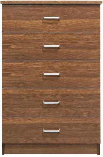 Συρταριέρα Κρεβατοκάμαρας Woodwell Ξύλινη Drawer με 5 συρτάρια 60x40x97εκ.