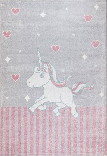 Παιδικό Χαλί Μηχανής Ezzo Fairytale Unicorn Ezzo 7582Ax6 Πάχους 9mm 133x190cm