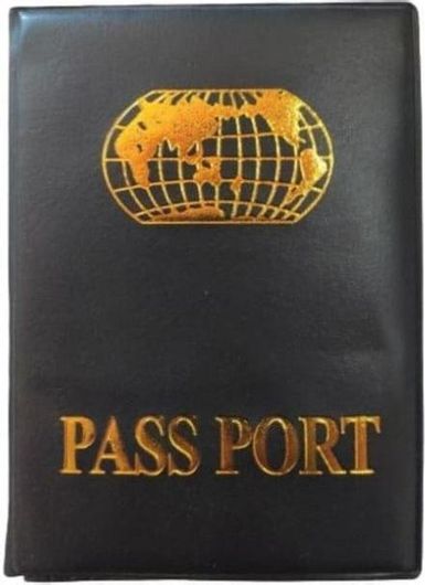 Θήκη για Δίπλωμα-Ταυτότητα Pass Port Μαύρο 2450-K