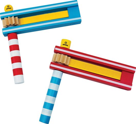 Μουσικό Παιχνίδι Svoora Ροκάνα Ξύλινη για 3+ Ετών Πολύχρωμο