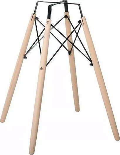 Βάση Τραπεζιού Woodwell Art Wood από Ξύλο 54x54x70cm Φυσικό