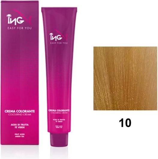Βαφή Μαλλιών ING Professional 100ml Νο10 Κατάξανθο