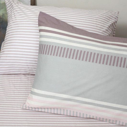 Σετ Μαξιλαροθήκες Melinen Blogger Κατωσέντονου Βαμβακερές 50x70cm Ροζ