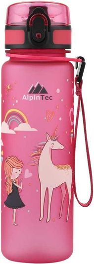 Παγούρι Alpintec Παιδικό 500ml Pink Princes C500pkpr