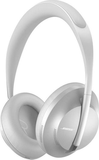 Bose 700 Ασύρματα/Ενσύρματα Over Ear Ακουστικά με 20 ώρες Λειτουργίας Ασημί