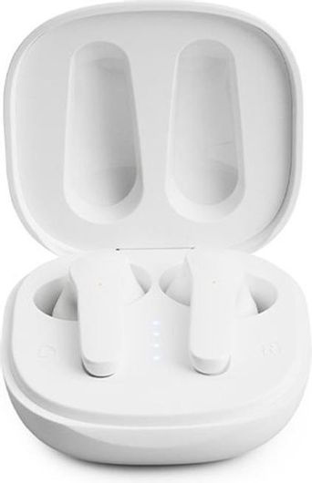 Bluetooth Handsfree Dutch Originals BTE10 In-ear με Θήκη Φόρτισης Λευκό