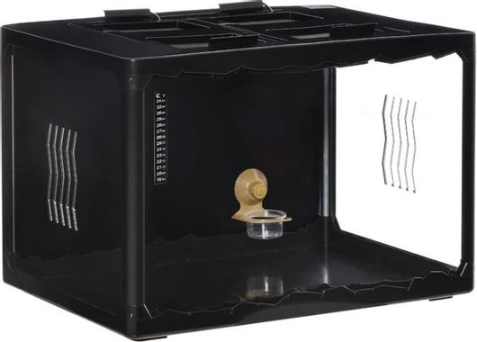 Γυάλινο Ενυδρείο για Ερπετά με Φωτισμό Terrarium 60 x 40 x 40.5 cm PawHut D40-017V70