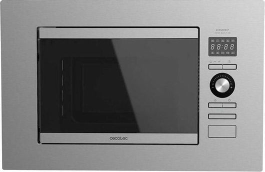 Φούρνος Μικροκυμάτων Cecotec GrandHeat 2090 Built-In Steel CEC-01382 με Γκριλ 20lt 800W Inox