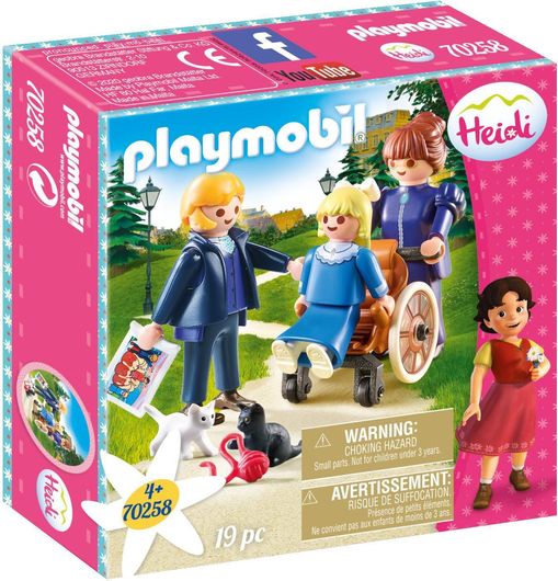 Playmobil Heidi Η Κλάρα, ο Πατέρας & η Δεσποινίς Ροτενμάιερ για 4+ Ετών