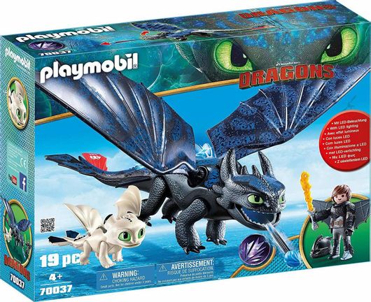 Playmobil Dragons Ο Φαφούτης κι ο Ψάρης με ένα Δρακούλη 70037 για 4+ Ετών