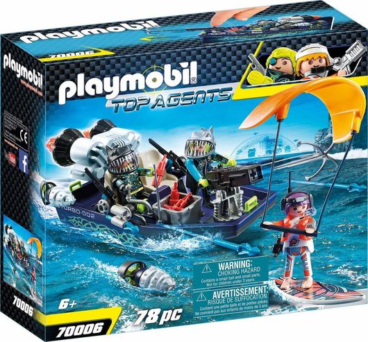 Playmobil Top Agents Team S.H.A.R.K. Harpoon Craft 70006 για 6+ Ετών