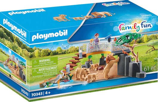Playmobil Family Fun Enclosure with Lions 70343 για 4+ Ετών