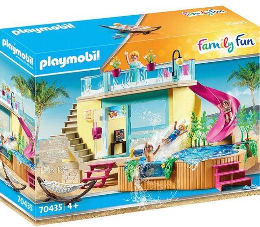 Playmobil Family Fun Bungalow with Pool για 4+ ετών