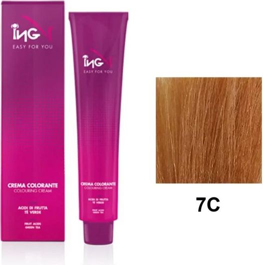 Βαφή Μαλλιών ING Professional 100ml Νο 7C Ξανθό Καραμέλα