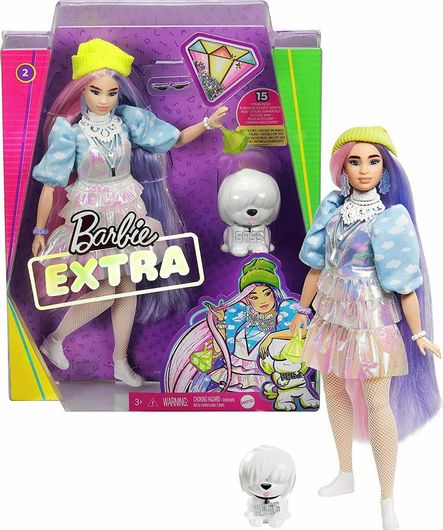 Κούκλα Barbie Mattel Extra Beanie για 3+ Ετών