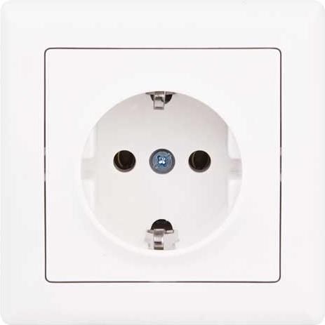 Πρίζα Σούκο Mutlusan Απλή Daria Μπεζ (32055)