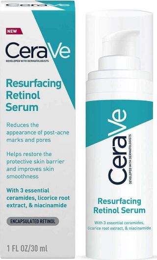 Serum Προσώπου CeraVe Resurfacing Retinol Αντιγηραντικό με Ρετινόλη & Νιασιναμίδη για Λεύκανση & Ακμή 30ml