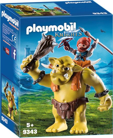 Playmobil Knights Γιγάντιο Τρολλ με Νάνο Αναβάτη 9343 για 5+ Ετών